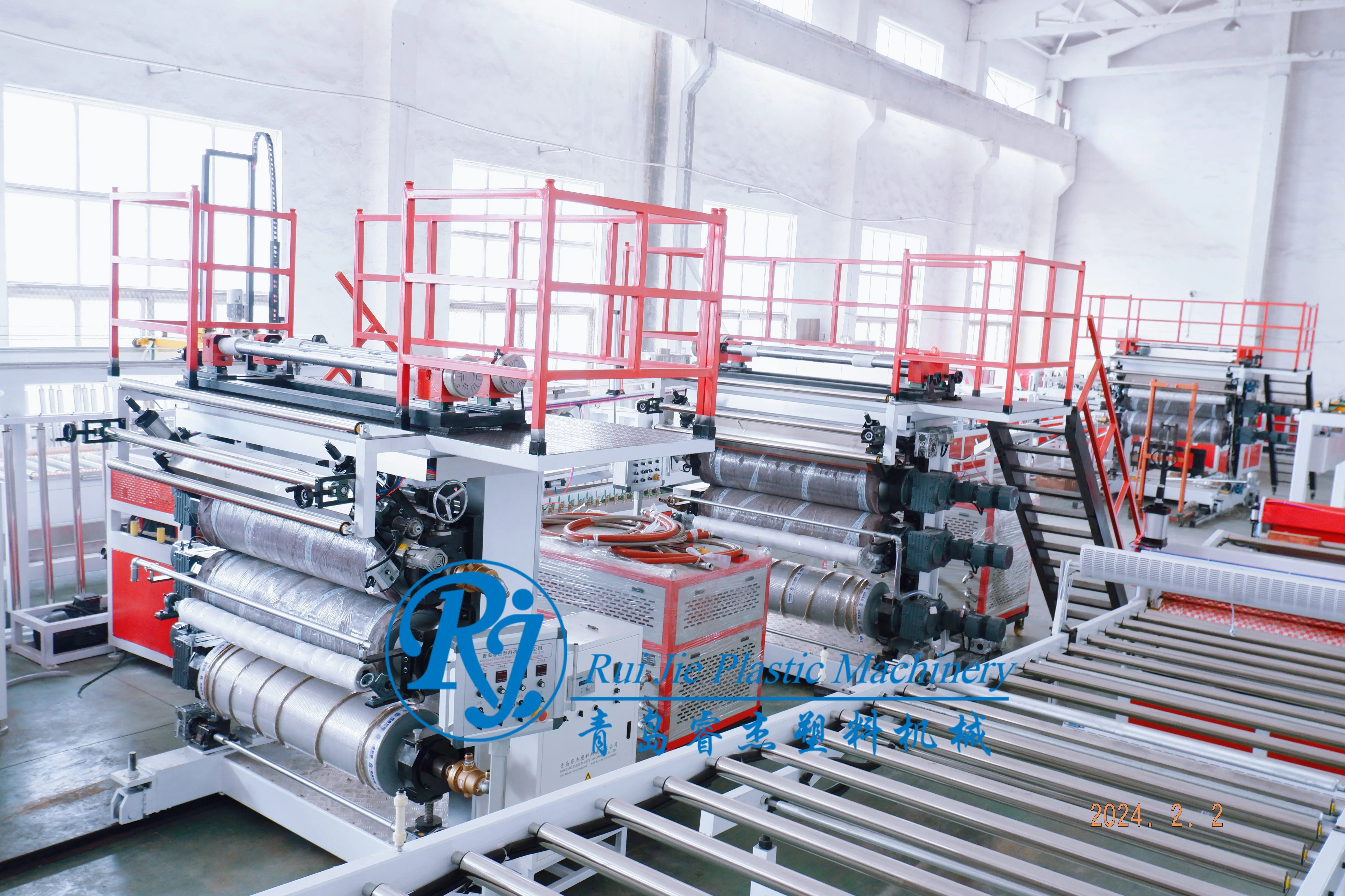 product uv 1220 mm pvc marble sheet making extruder machine wall panel machinery with lamination uv sheet machine-4