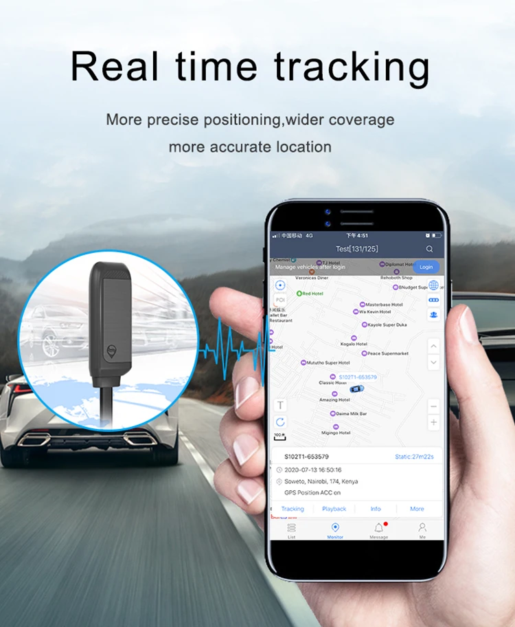 Hidden Gps Tracker For Car No Monthly Fee Locate Your Vehicle Quickly No Monthly Fee Anti Theft Car Gps Tracker