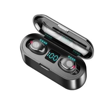 F9 hotselling smart touch control V5.3 wireless sports wireless long lasting bluetooth earphone headphone