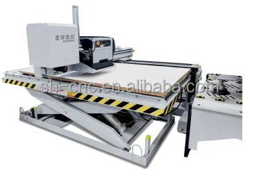 Automatic Cnc Machine for Custom Furniture Making Tool Changer Woodworking Nesting Machine