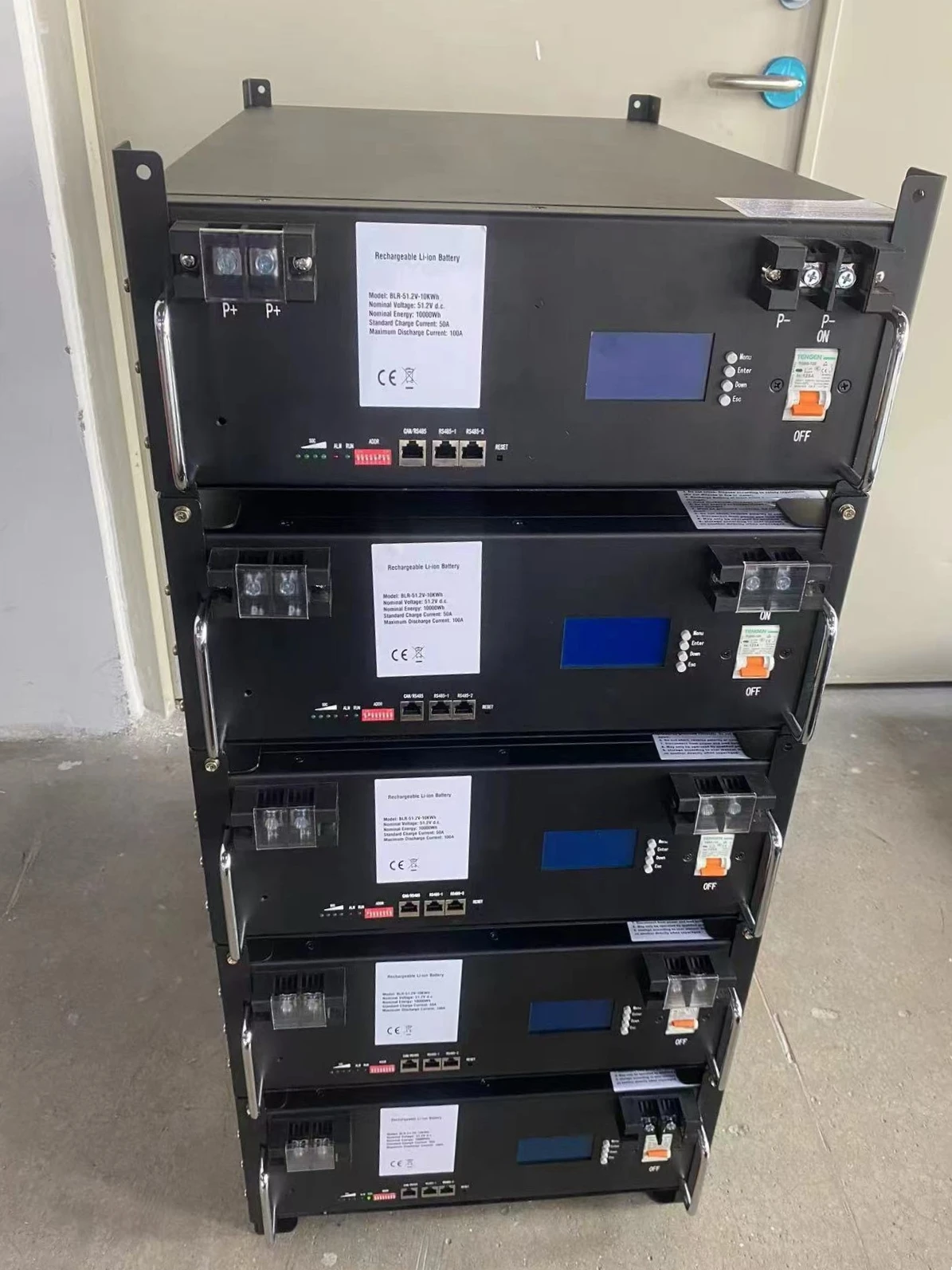 200ah 10kw 20kwh Home Lithium Battery Pack 200ah Solar System 48V ...