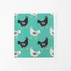 Black and white rooster (chicken series)