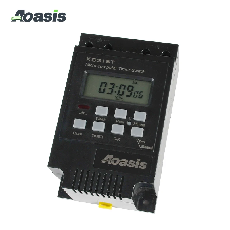 AOASIS KG316T Microcomputer Time Control Switch LED Automatic Intelligent Street Light Timer Switch