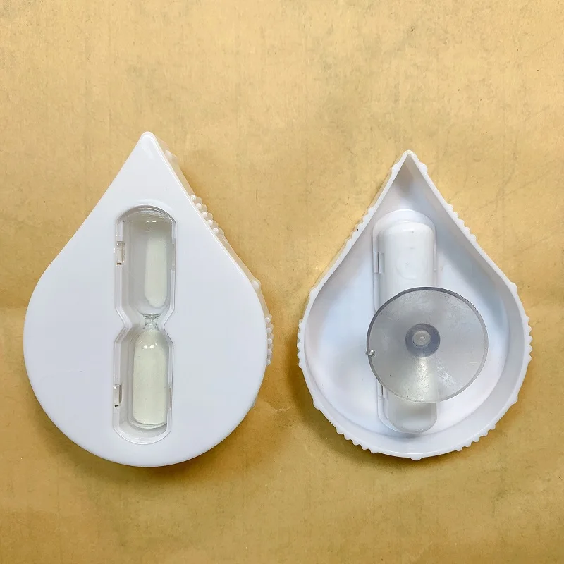 Factory Shower Timers Save Water With Custom Logo 4 Min Water Drop Shape Timer Plastic Bathroom Hourglass