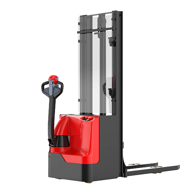 WSA161 685 full electric pallet portable stacker forklift hand 1600kg self lift stacker all terrain 1.6ton electric stacker