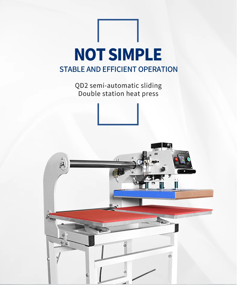 Automatic Multifunctional Pneumatic Slide Auto Open T Shirt Heat Press Machines New 10x10 38x38 40x60 Flatbed Printer Garments manufacture