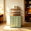 Four-tiered storage (130cm high) - Indoor item storage