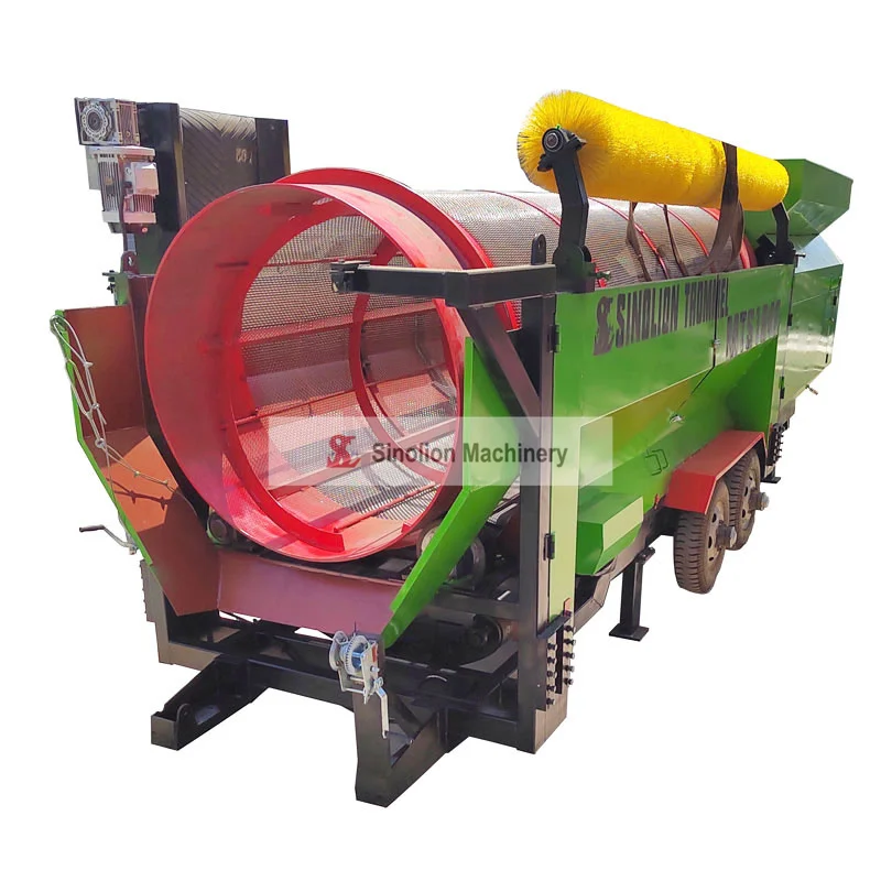 New Mobile Aggregate Trommel Screen for Pebble 1-100 mm with Motorized Washing Facility Excellent Price