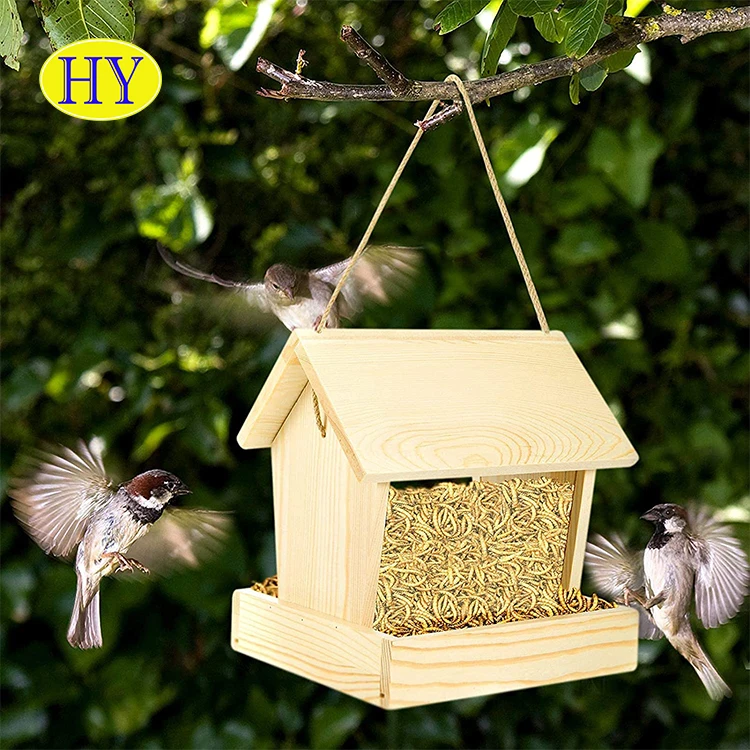 Large Custom Cheap Wooden Bird Houses Bird Feeder With Crafts Wood Birdhouse