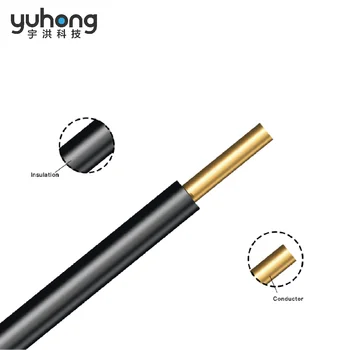 YUHONG solid core electrical wire bare copper BV 1mm2 300V/500V voltage hard wire for house wring