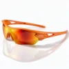 Montura naranja + lente amarillo anaranjado