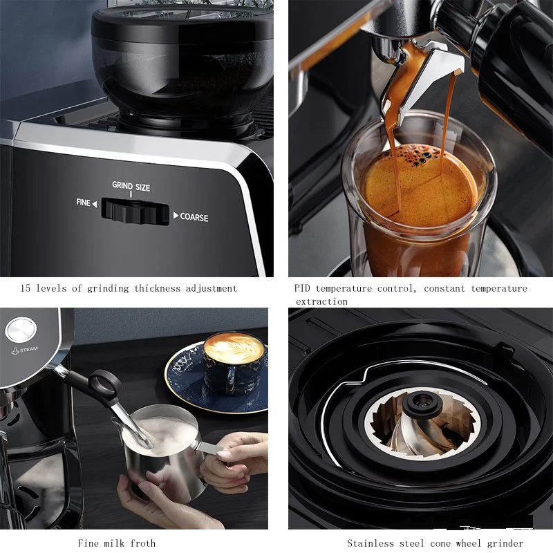 Home 19bar Semi Automatic Espresso Cafe Machines Professional