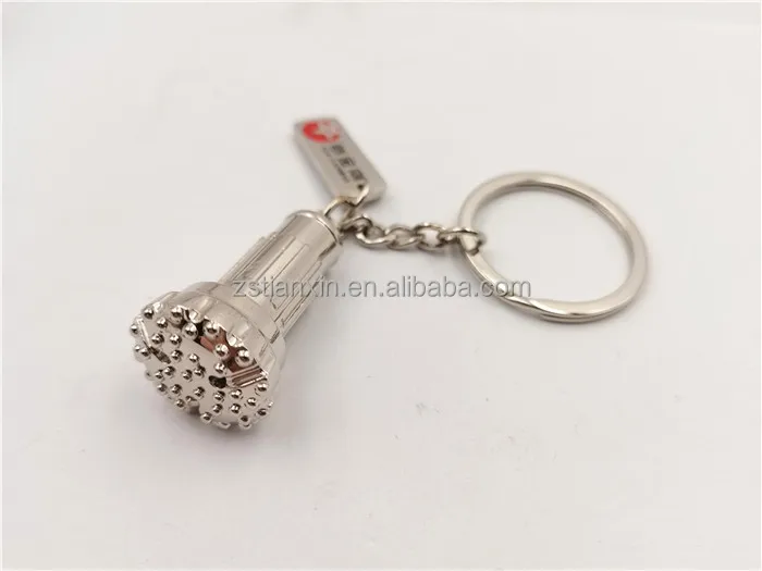 Custom Metal 3d Drill Bit Keychain,Tricone Bit Keychain,Aiguille Keychain For Promotion Buy