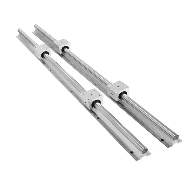 SBR20 CNC Round Linear Guideway with 2 Set SBR20-1200mm Linear Guide Rail