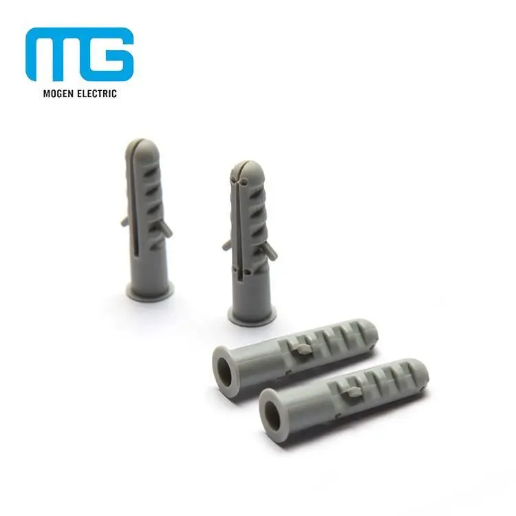 Free Sample 6Mm 8Mm 10Mm 12Mm Plastic Screw Anchor Wall Plug