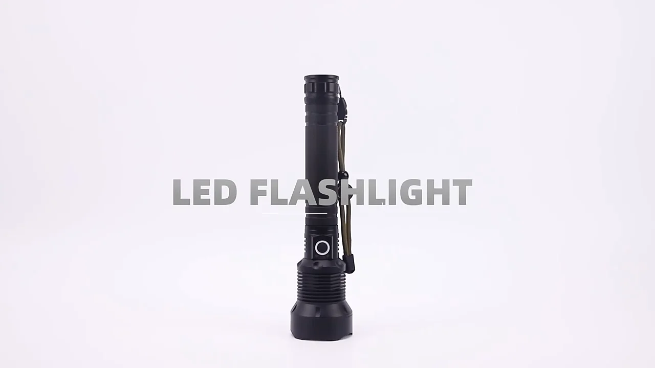Hot Selling 3000 Lumen Powerful Flashlight Telescopic Zoomable