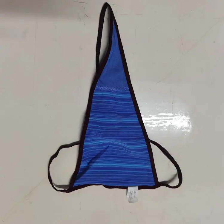 0.1 Dollars Model CG039 Different Size Stock Ready Women's Female Thongs and G String Underwear With Blue Color