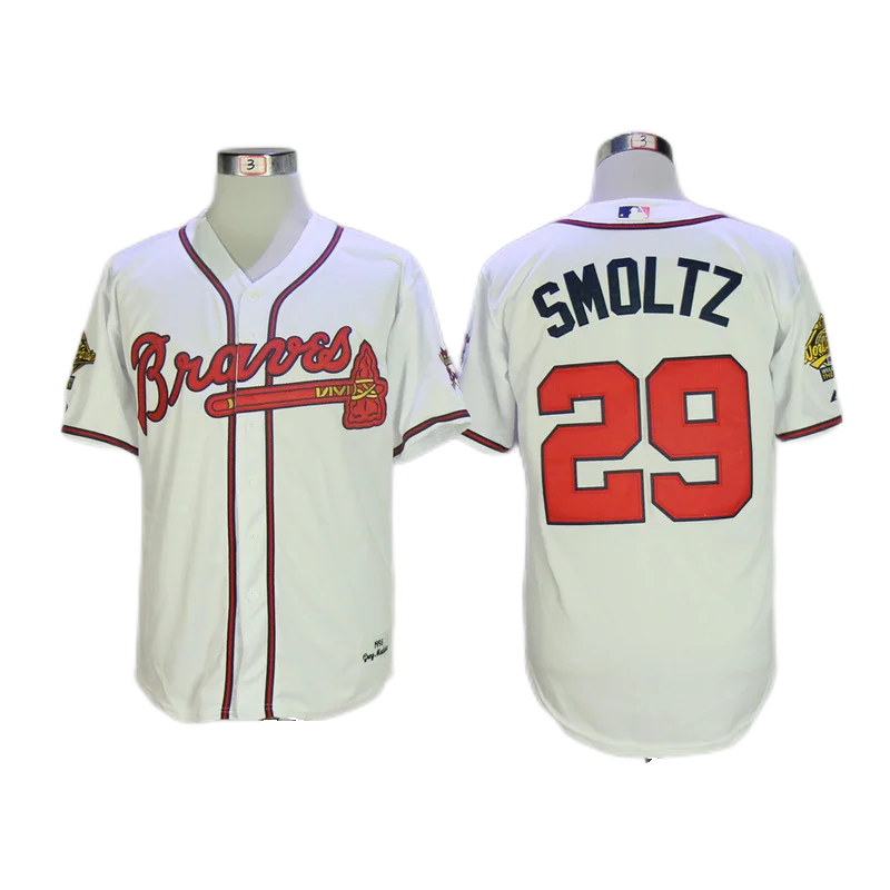 1995 John Smoltz Game Worn Atlanta Braves Jersey