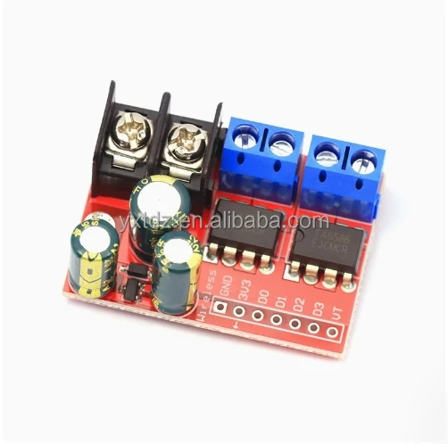 Can Remotely Control PWM Control Speed Two H Bridge Super L298N 5AD 5A Power Supply Dual-way DC / PCB / PCBA Motor Drive Module