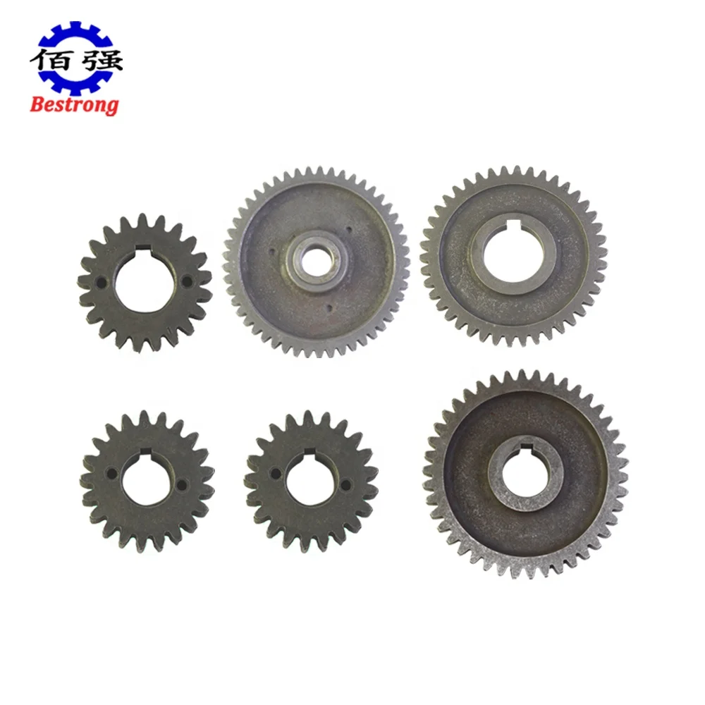 Jiangdong JD38 Single Cylinder Diesel Engine Gear Kit New Agricultural Machinery Spare Parts for Farm Tractors