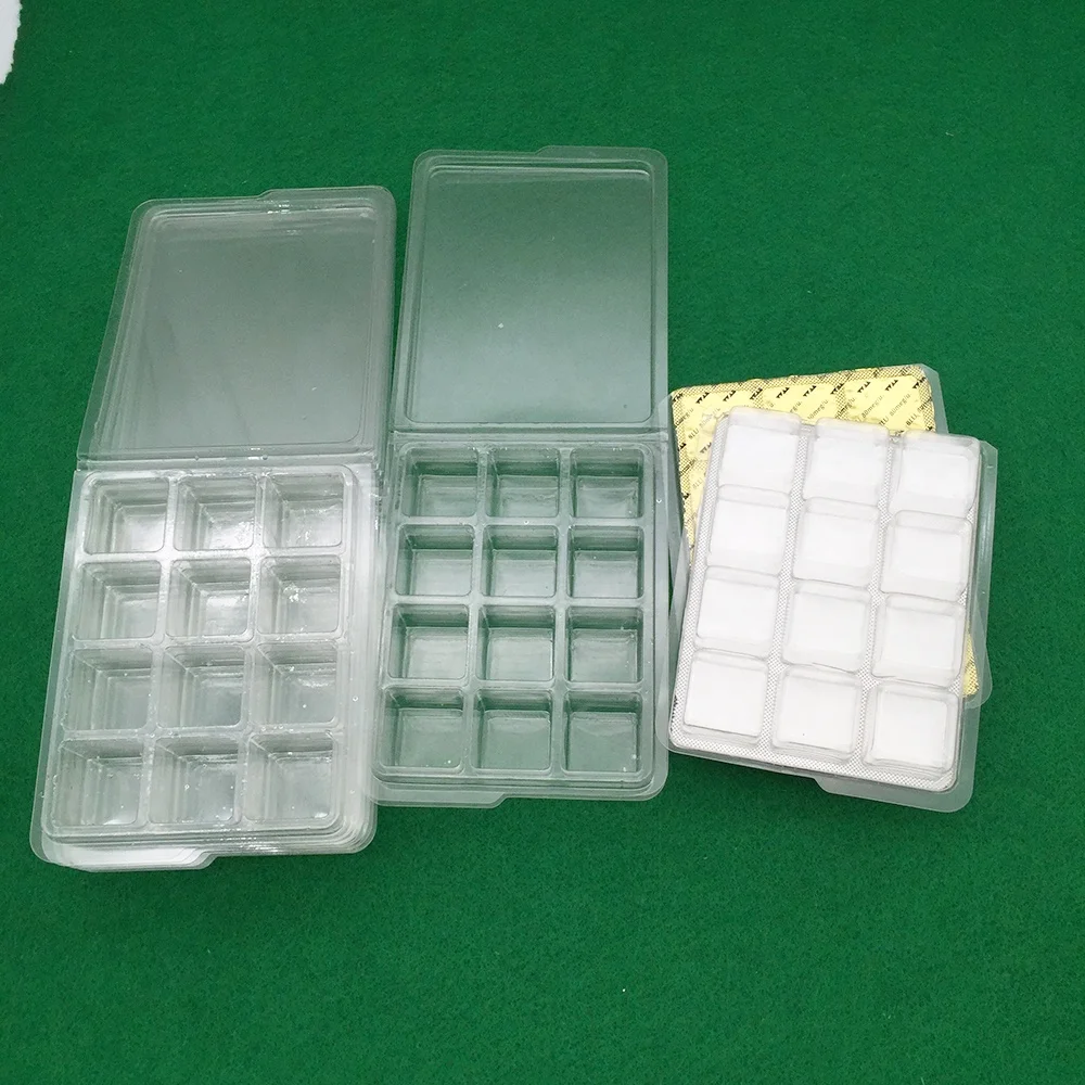 12 cavity recyclable plastic pet blister