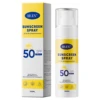 Spray de protección solar amarillo