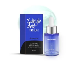 Private Label Custom 30ml Advanced Pore Refining Anti-Aging Anti-Acne Salicylic Acid Face Serum OEM