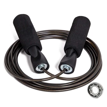 Adjustable Length Anti-Slip Handle Jump Rope Fitness Workout Sensor Type Skipping and Jumping Cable for Exercise Training