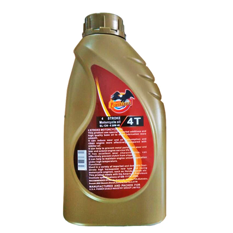 Powereagle Synthetic Motorcycle Oil 4t Engine Oil for 4 Stroke Fully Synthetic Motorcycle  Engine Oil 10w40