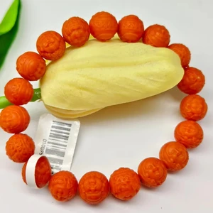 Hot Selling Men's and Women's Jewelry Natural Southern Red Smiling Face Buddha Bead Bracelet