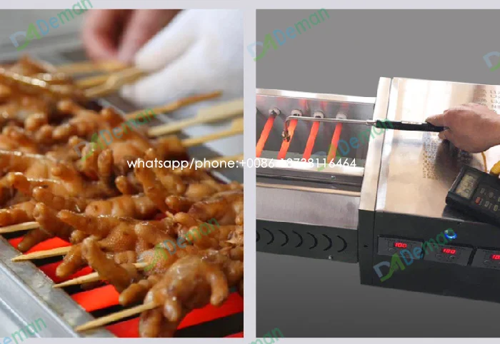 ribs kebab in Gourmia smart smokeless grill