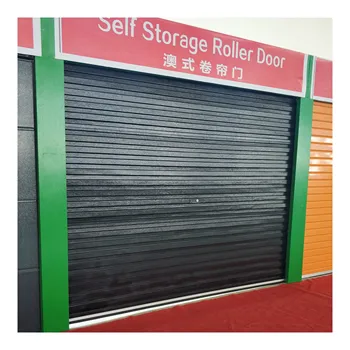 Wholesale Steel Roll up Doors Automatic Motorized Roller Shutter Garage Door