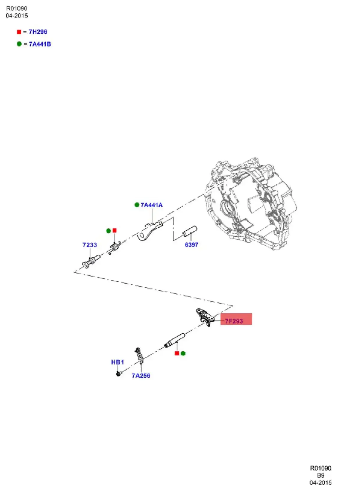 Transmission Gear Position Sensor SU14807 AE8Z7F293A SW6817