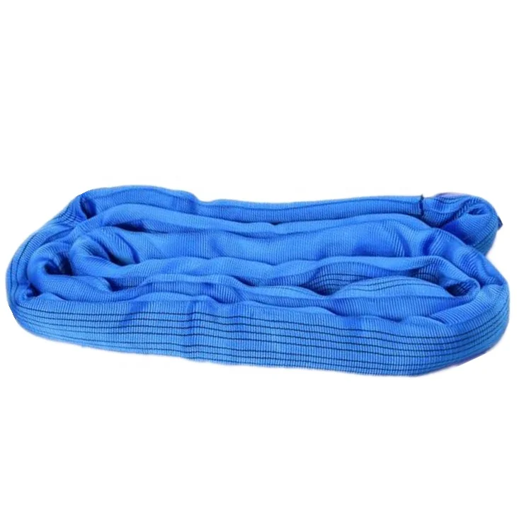 High Strength Soft Polyester Lifting Round Sling 8 Ton
