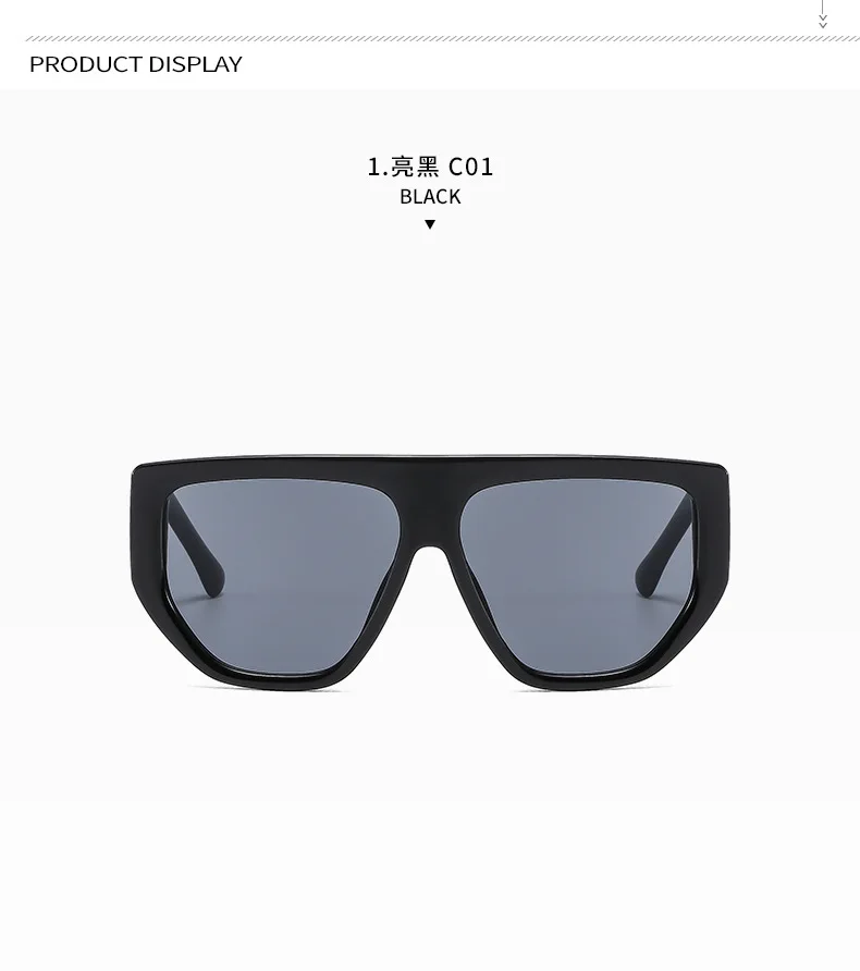 Gafas de Sol para hombre, Marco grande cuadrado, novedad de 2024, gafas de sol Retro de moda para hombres y mujeres, gafas con logotipo personalizado