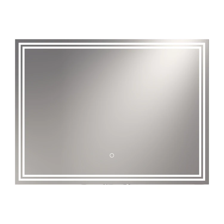 Rectangular Led Mirror Touch Sensor Wall Mounted Mirror Resort Hotel