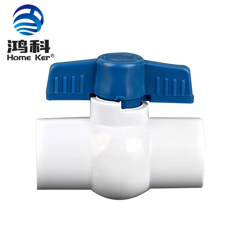 2021 NEW PVC UPVC Ball Valve Plastic Africa Plastic Ball Valve Hot Selling Plastic Pvc Ball Valve