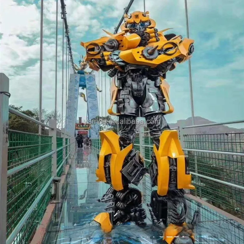 Yamoo Led Wearable Robot Stilt Walker 2.7 Meters High Realistic Adult