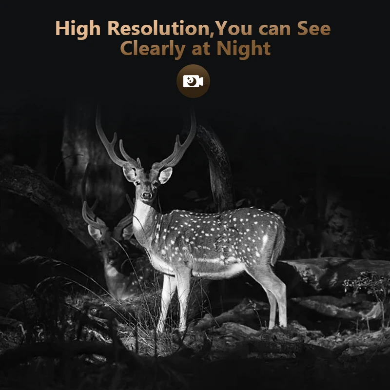 Solar Panel Hunting Trail Camera Infrared Live Video Wildlife Monitoring Forest Surveillance 4G Trial Camera for Deer Hunting