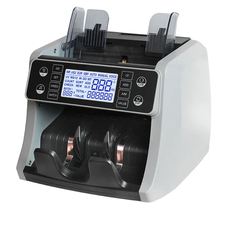 Multi Currency Portable Mixed Bill Cash Bill Counter Cash Counting