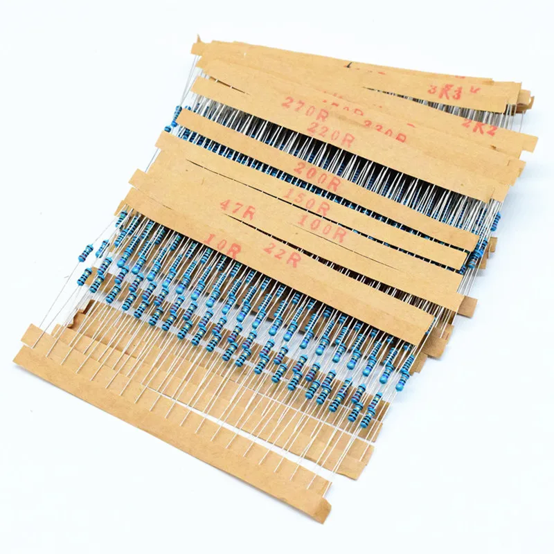 EDGELEC 100pcs 20K ohm Resistore 1/4w (0,25 Watt) ±1% Tolleranza Film