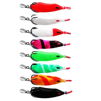 Cheery Fishing 10g/16g Frog Lure Artificial Soft Bait with Blood Trough Hook for Carp Bass Trout Species – Soft Lure – view 4
