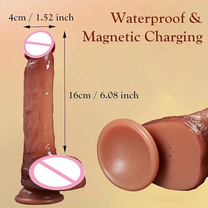 Factory Remote Thrusting 8.6inch Lifelike Suction Liquid Silicone Dildo Artificial Vibrator Sex Toys for Woman Xxxxx Xxxxx Video