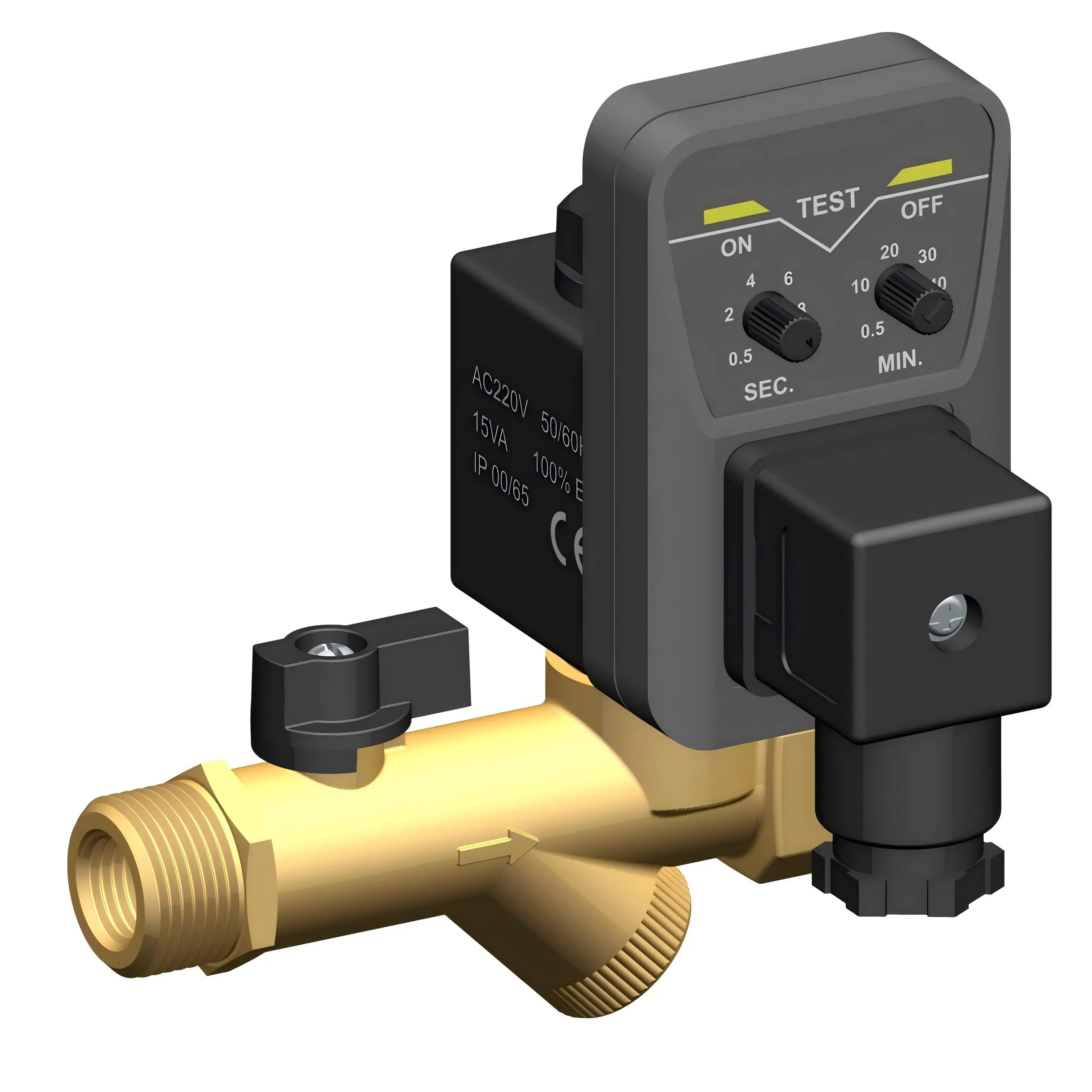 Brass Automatic Auto Drain Valve With Timer for Air Compressor and Air ...