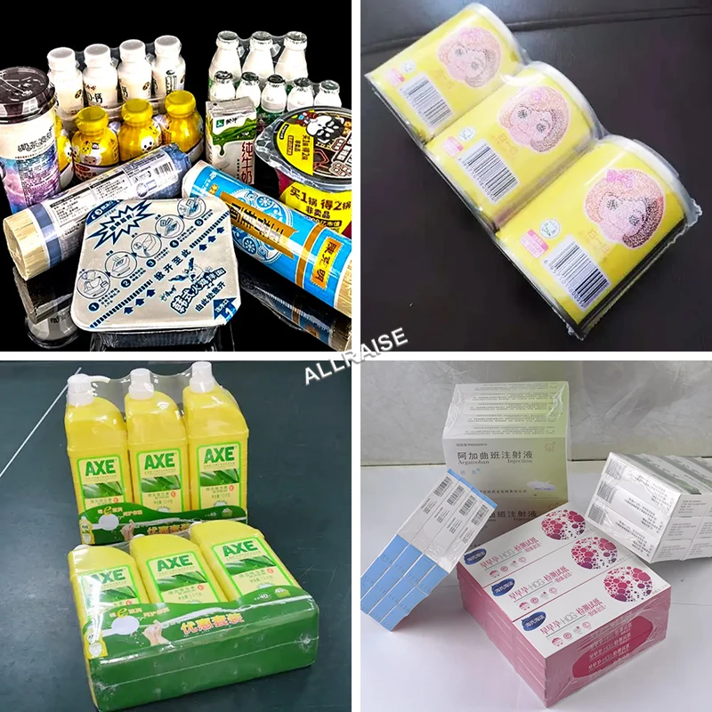 Automatic Thermal Shrink Wrapping Packing Machine PE Film Heat Shrink Packaging Heat Shrink Tunnel Wrap Machine for Boxes Cans