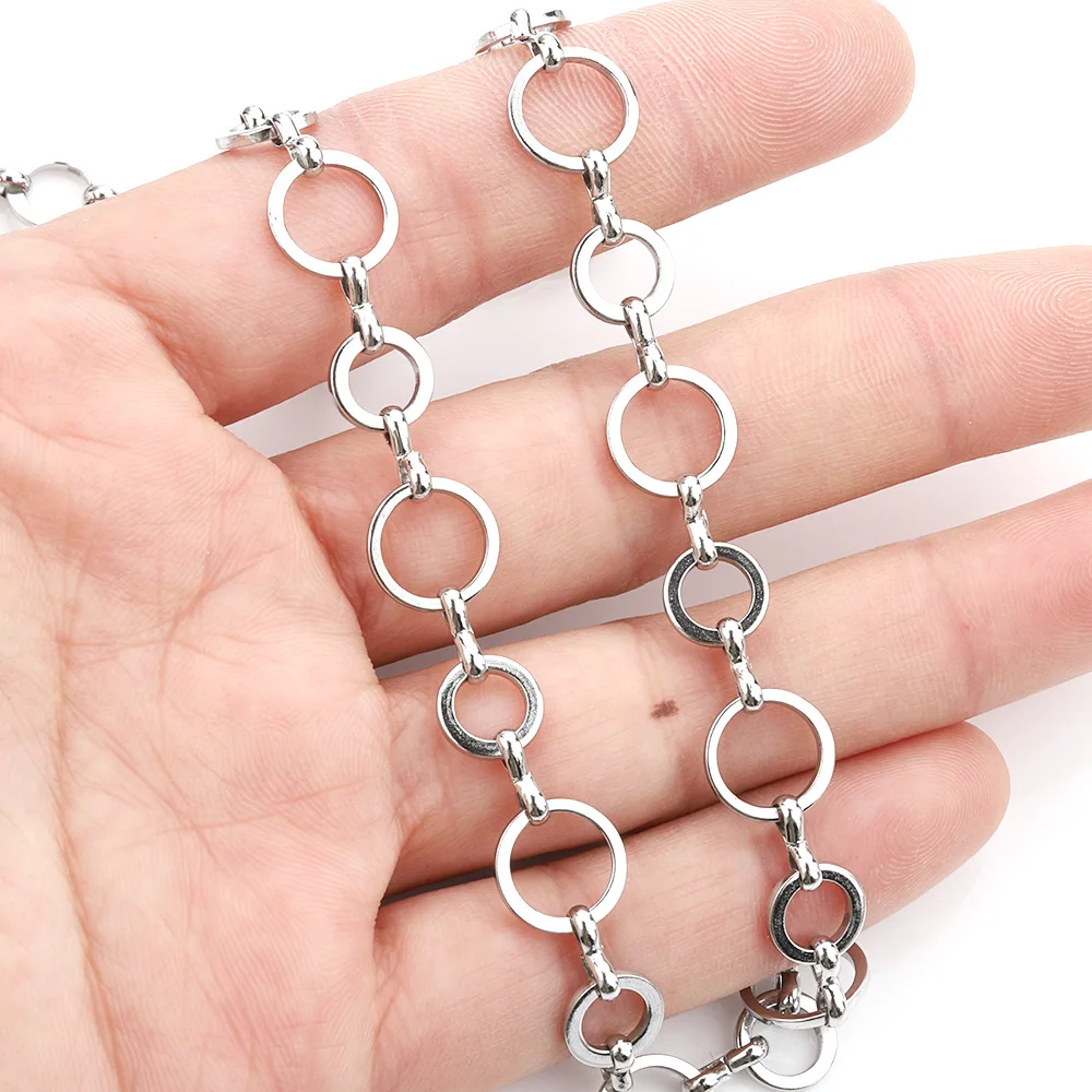 Hot Sale Stainless Steel Handmade Link Chain For Diy Necklace Bracelet