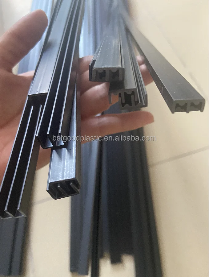 PVC Plastic Guide Rail Track Free Samples Extruded Profile Pet Cage W ...