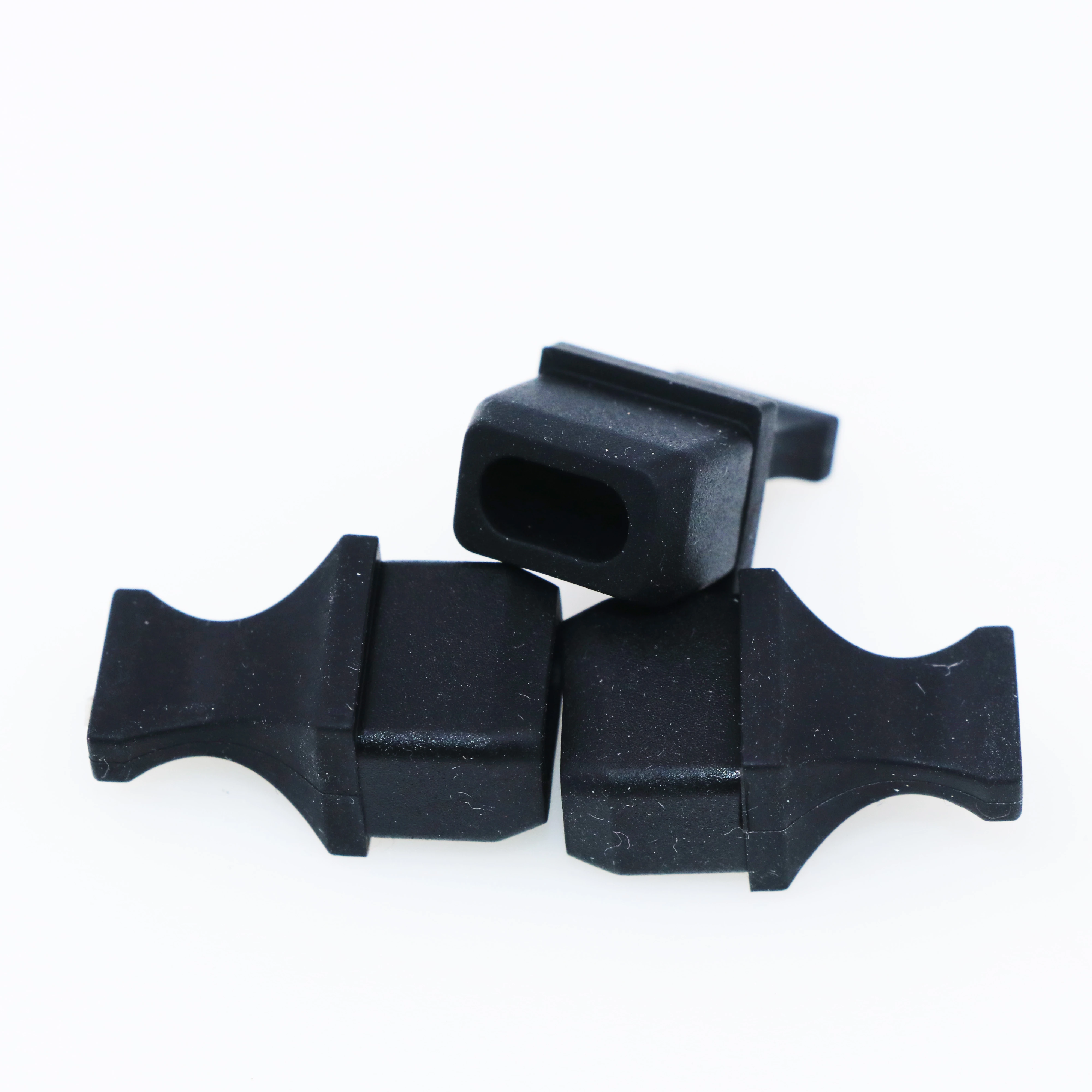 High Performance Flangeless  Silicon Rubber Plugs for Electronic Switches Featuring Essential Damping Components