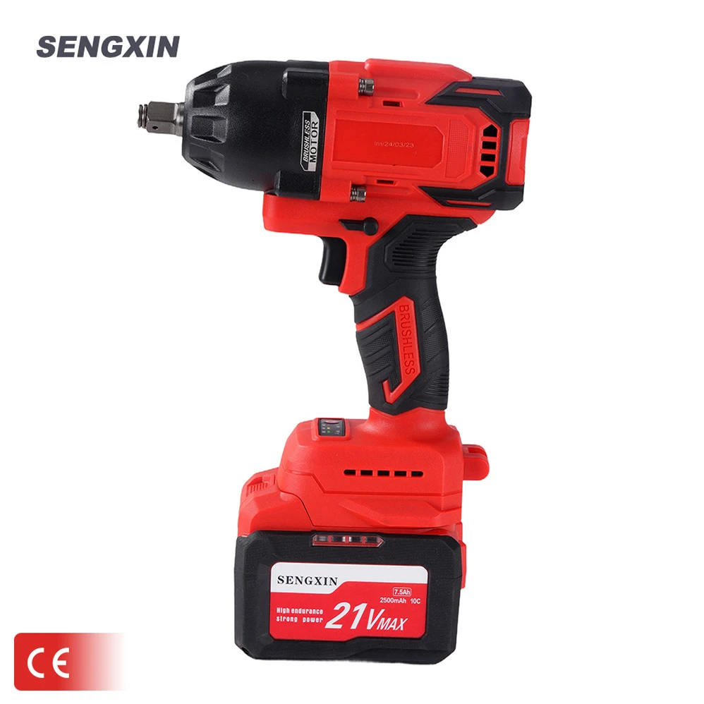 SENGXIN Hot-selling 21V 850N Electric Impact Wrench Cordless High Endurance