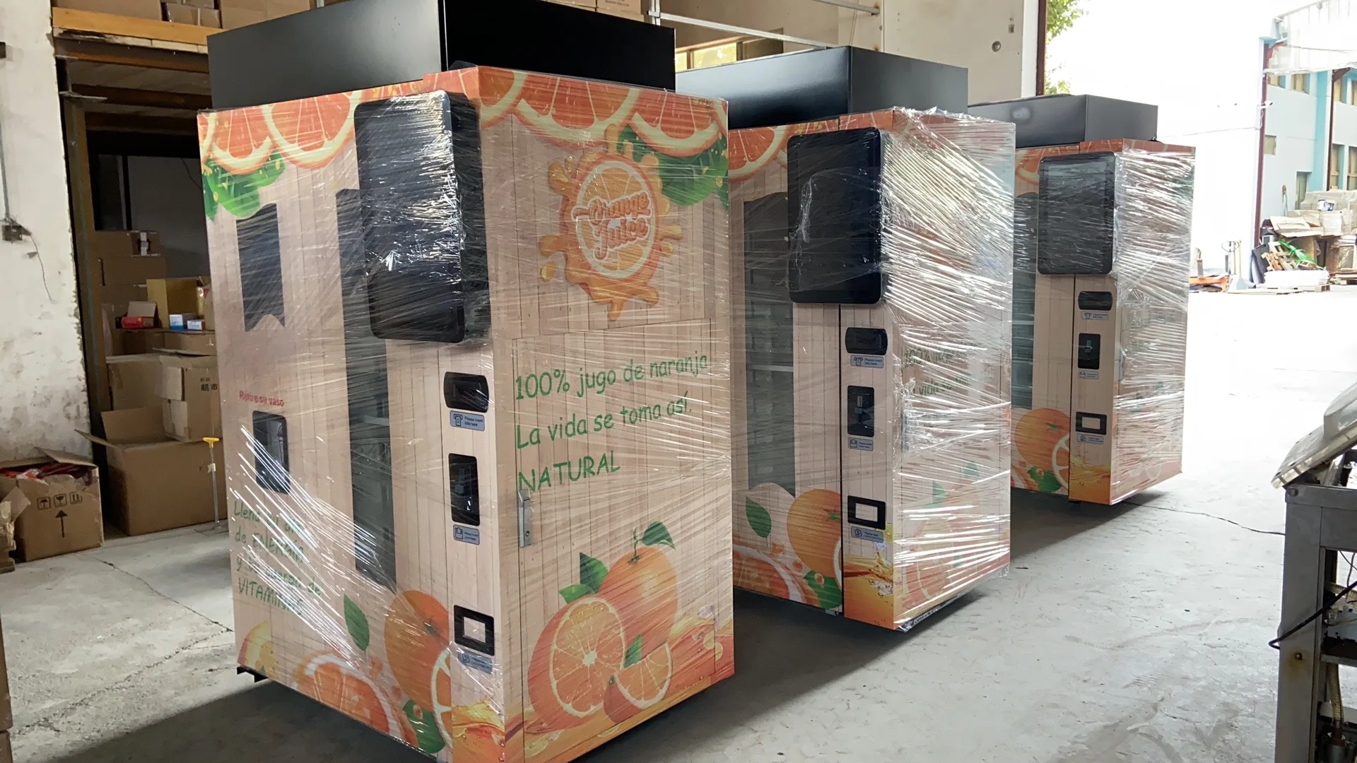 large model commerical orange juice vending machine for